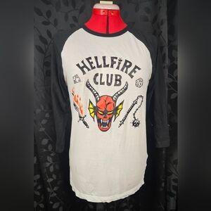 Stranger Things - Hellfire Club Baseball Style Shirt